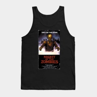 Night Of The Zombies VHS box Tank Top